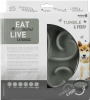 Eat Slow Live Longer TUMBLE FEEDER miska spowalniająca szara